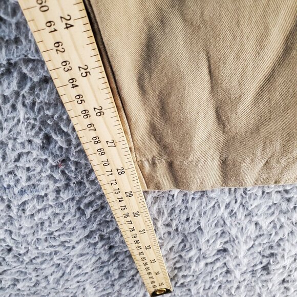 Old Navy Pants Womens Medium Tall Khaki Brown Taylor Straight Trouser - Picture 5 of 8